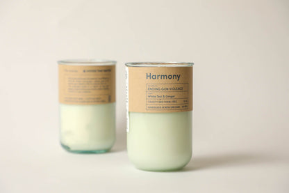 Harmony / Tea & Ginger Scent: Candles for Good