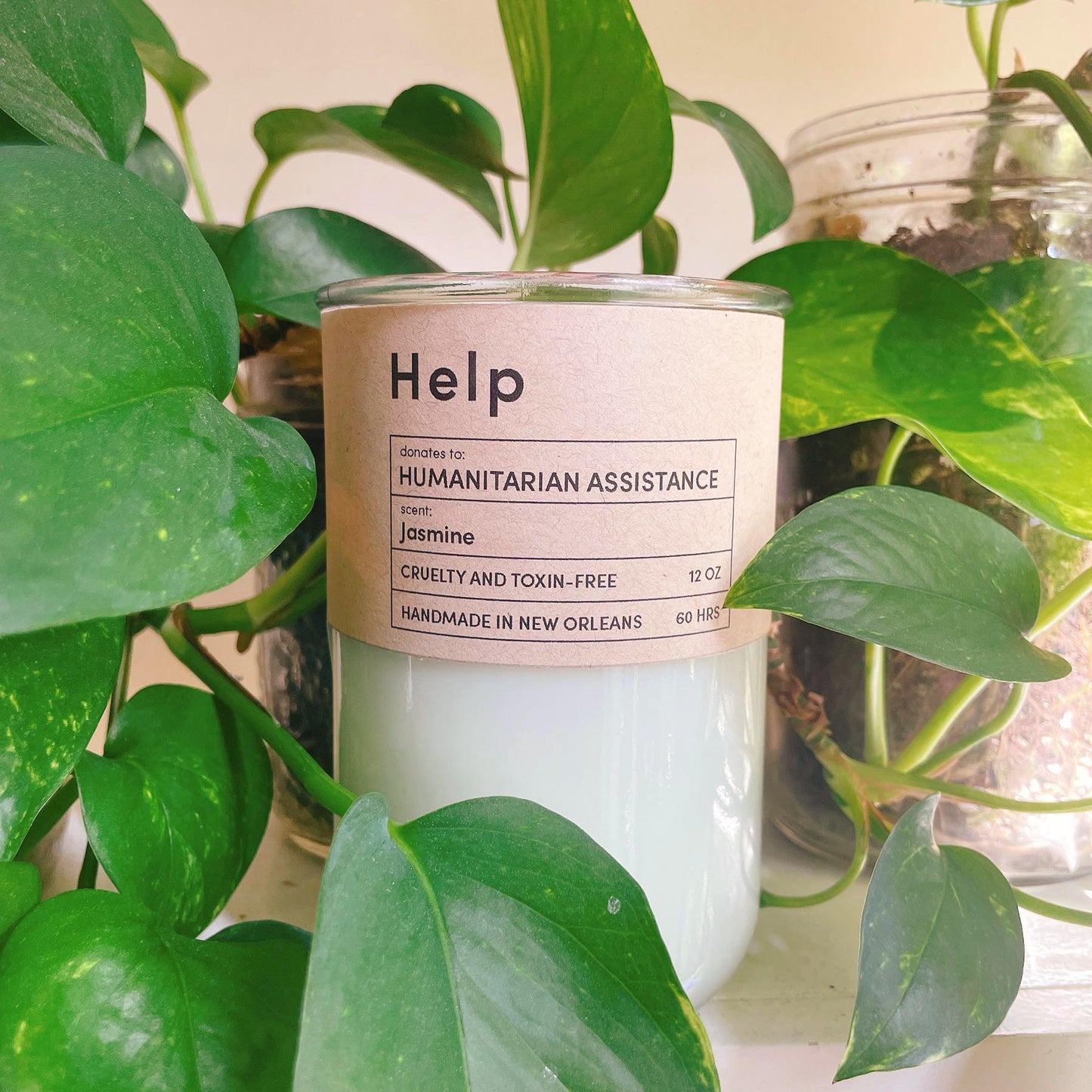 Help - Humanitarian Assistance / Jasmine Scent: Candles for Good