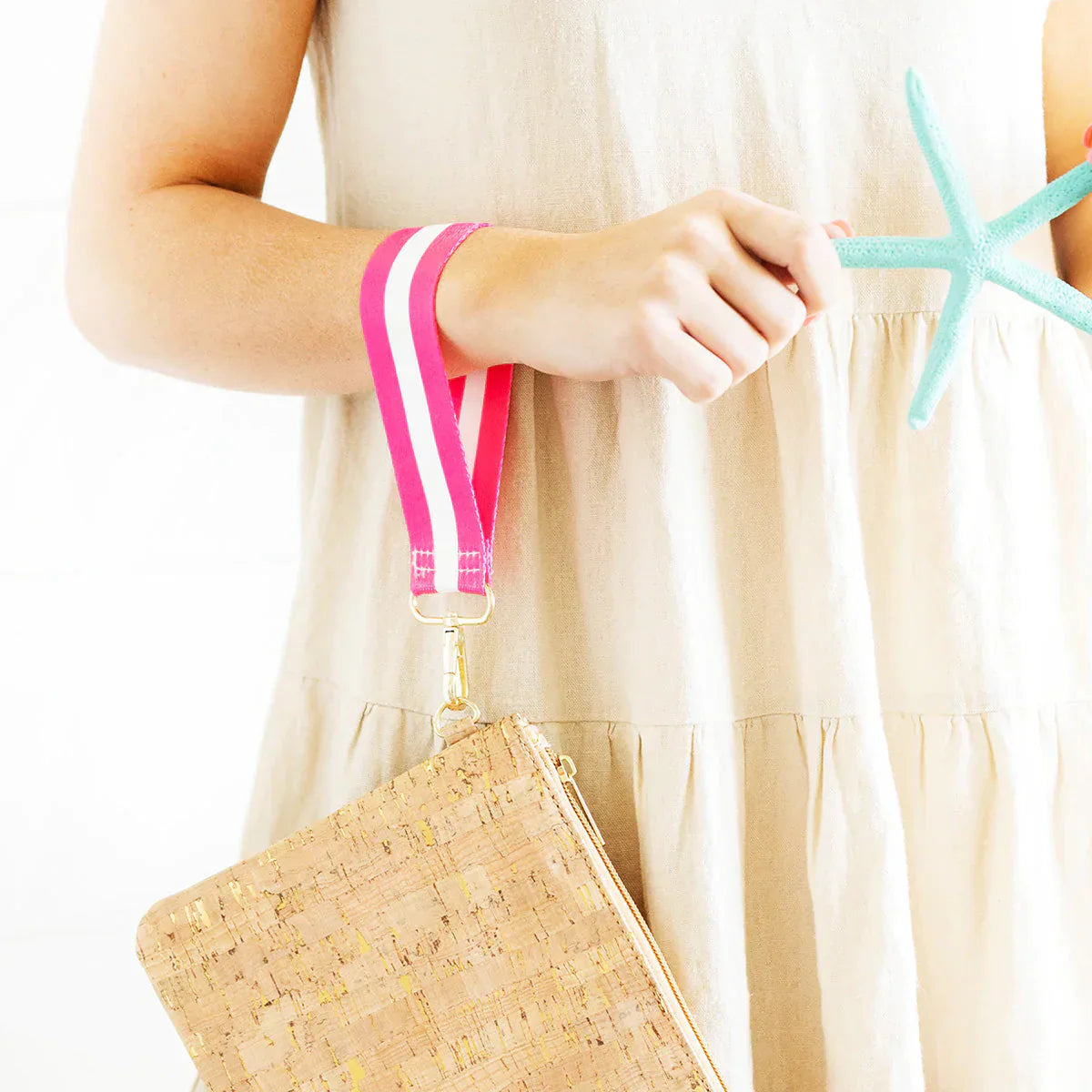 Hot Pink Wristlet Strap