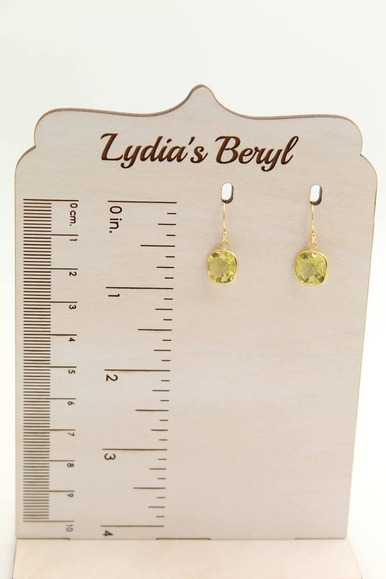 Lemon Quartz  Earrings