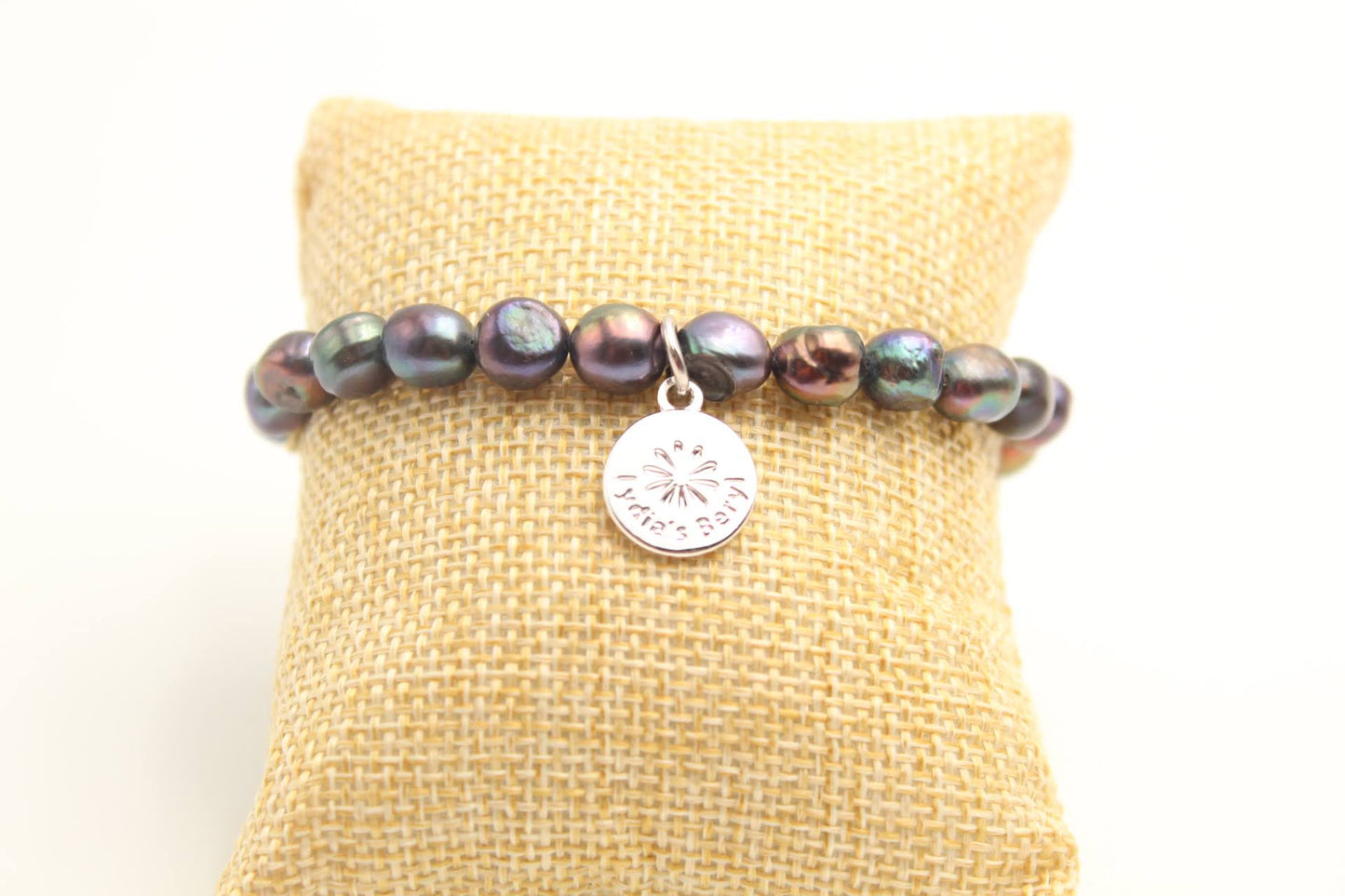 Charcoal Pearl Bracelet