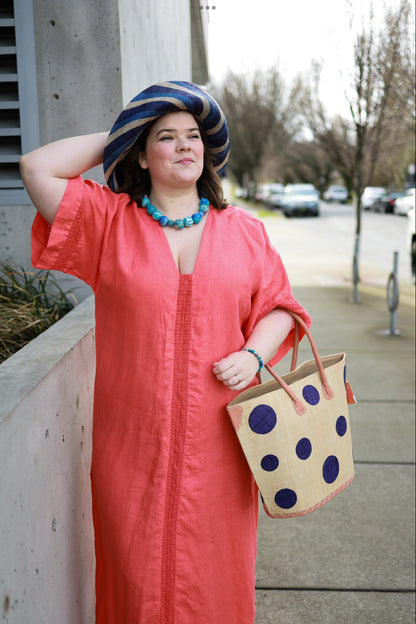 Haris Cotton Linen Kaftan 1208
