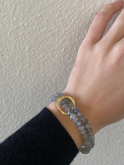 Double Labradorite Bracelet