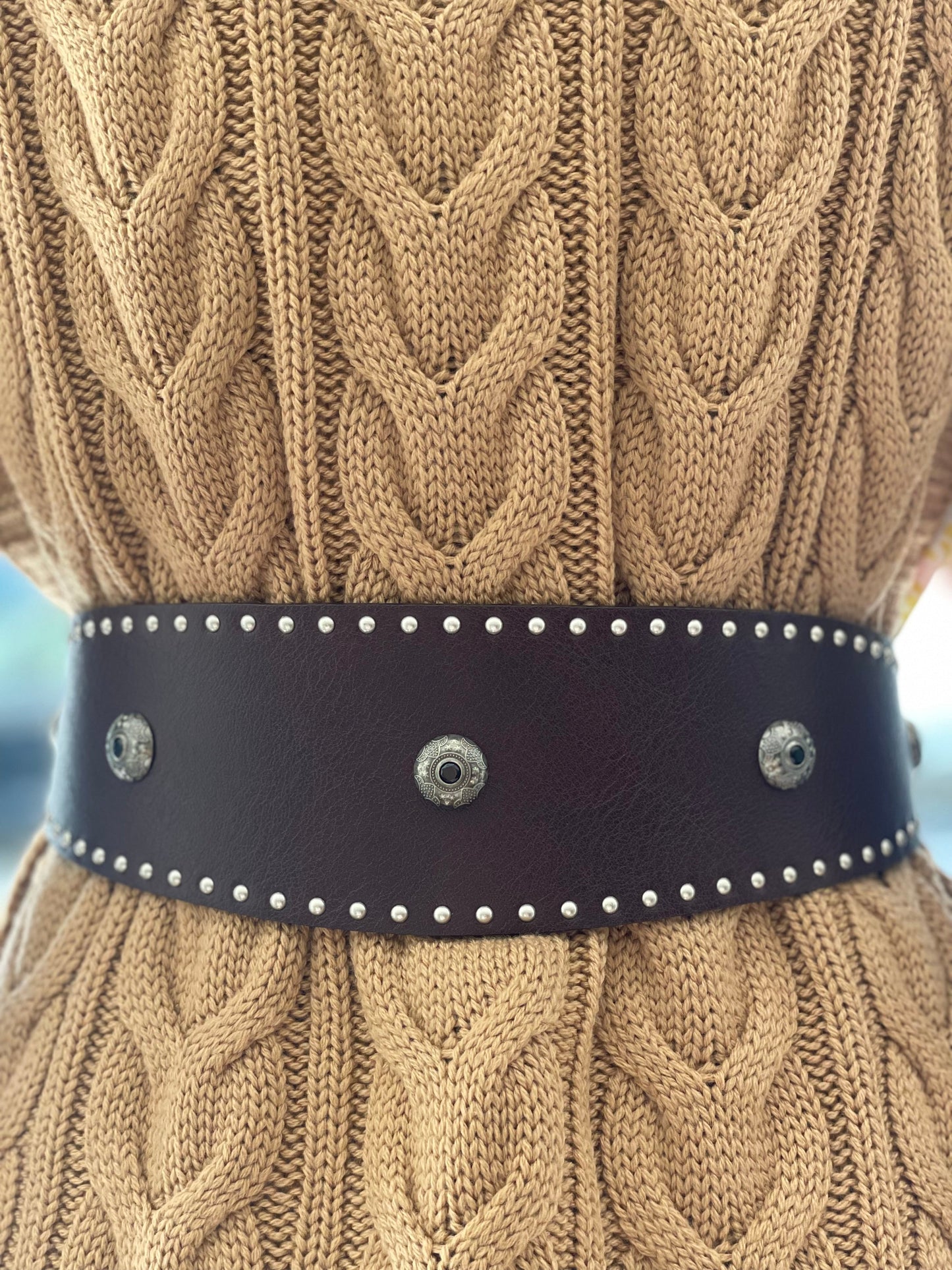 Max Mara Weekend Cadmio Leather Belt