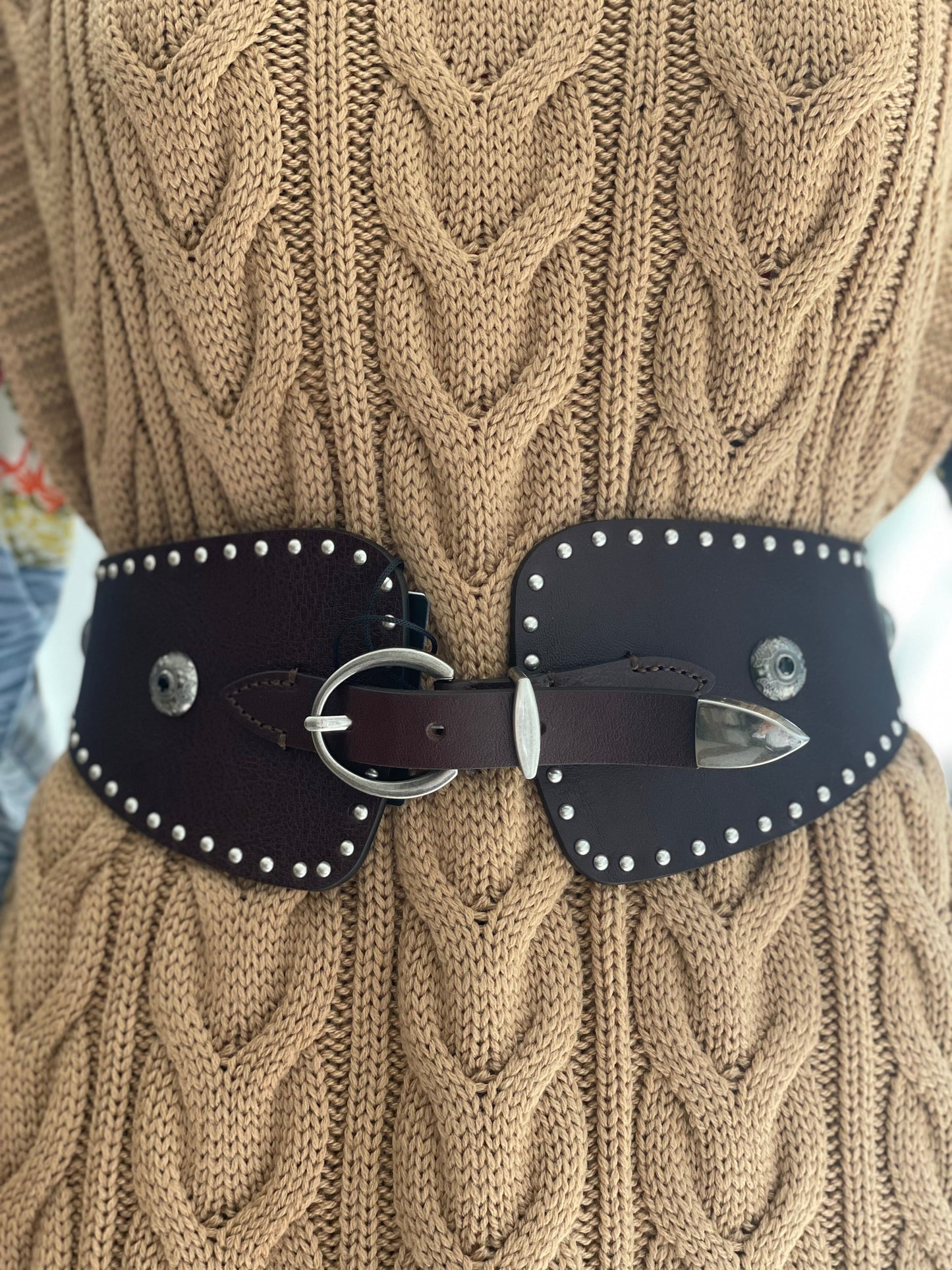 Max Mara Weekend Cadmio Leather Belt
