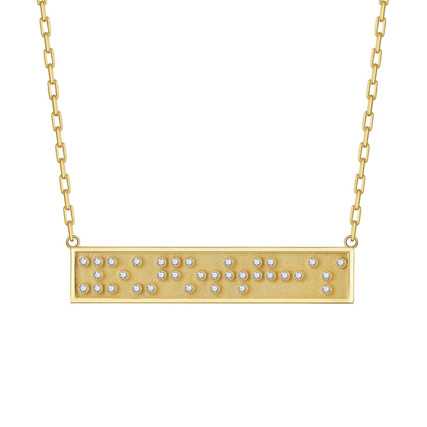 Touchstone You Got This Mini-Bar Necklace Gold