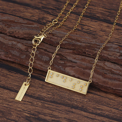 Touchstone Badass Mini-Bar Necklace Gold