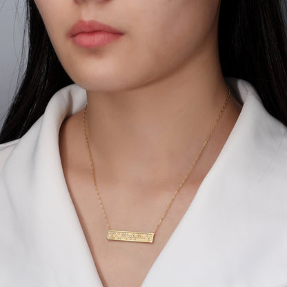 Touchstone You Got This Mini-Bar Necklace Gold