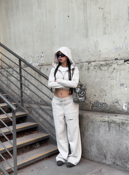 ESSNTIAL ELEMNTS Women's 320G Crop Street Hoodie