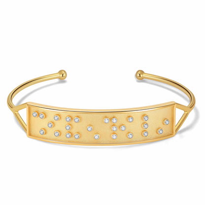 Touchstone I Love You Cuff Gold