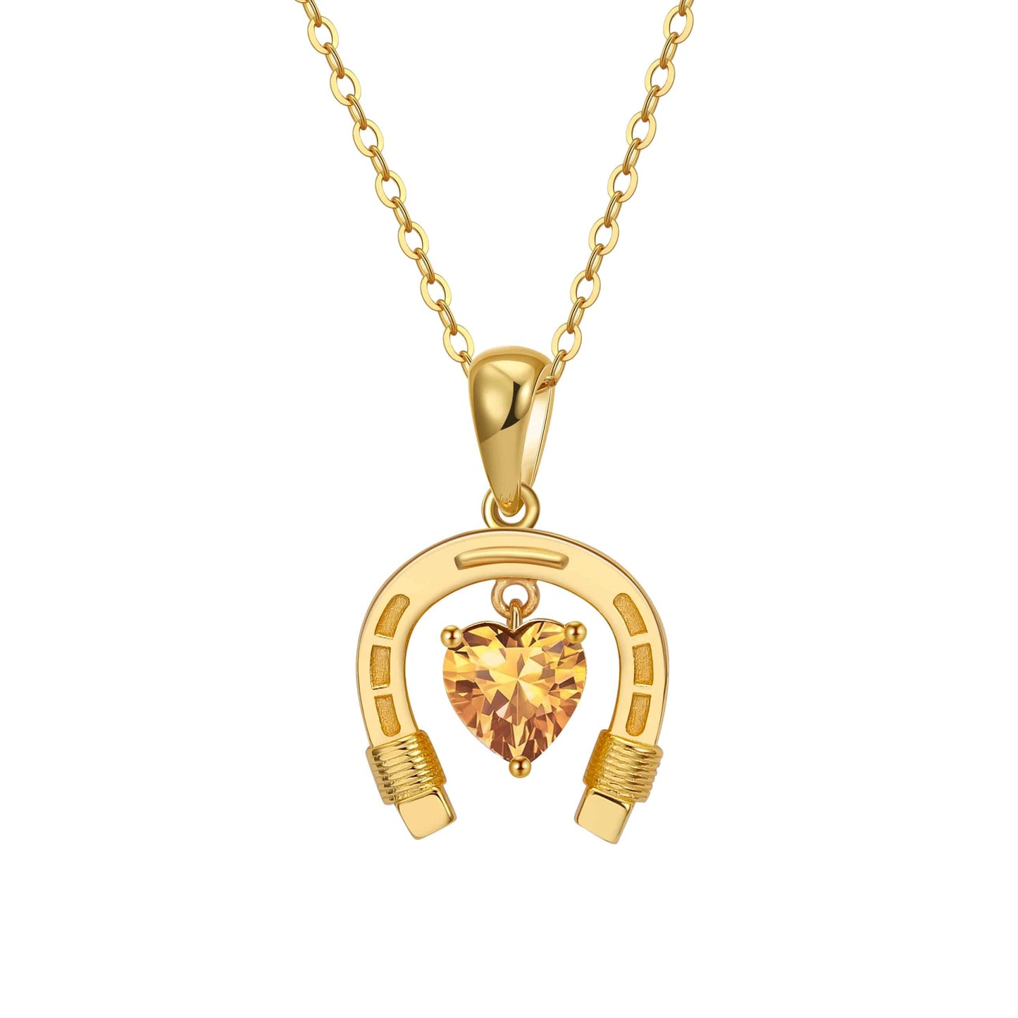 Saints Lucky and Loved Birthstone Necklaces - 12 options