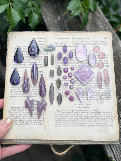 Purple Passion Sun Teardrop Necklace
