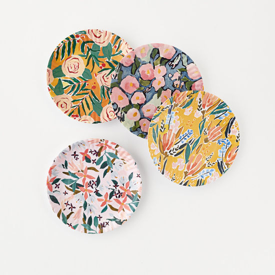 Floral Dinner "Paper" Plates