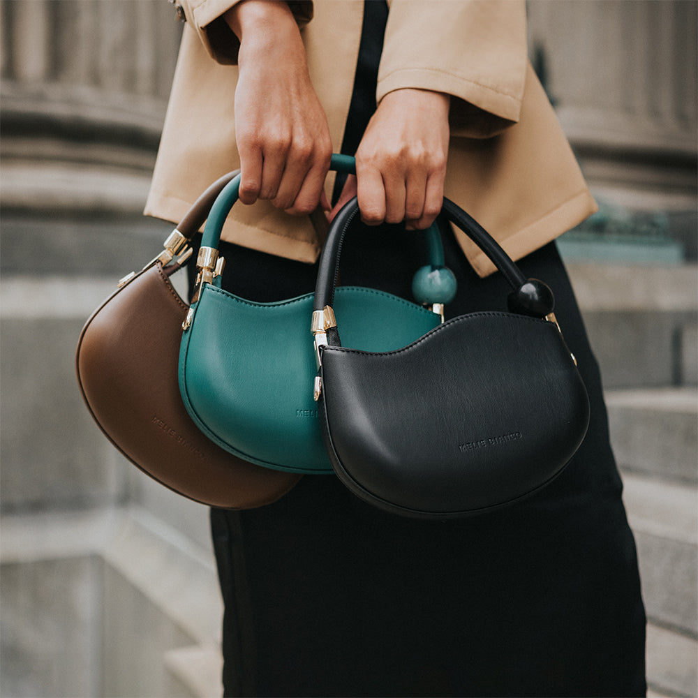 Jennie Chocolate Recycled Vegan Crossbody Bag