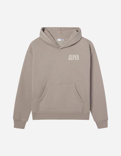 Jesus Saves Grey Unisex Hoodie