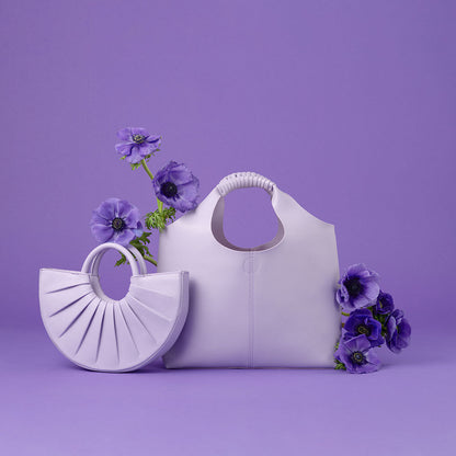 Karlie Lilac Small Top Handle Bag