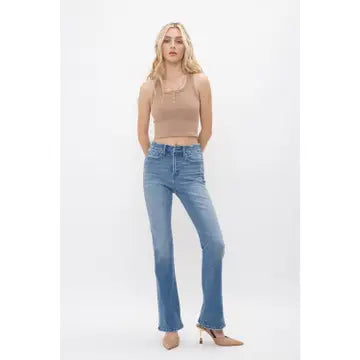 Krug High Rise Boot Cut Mica Denim Jeans
