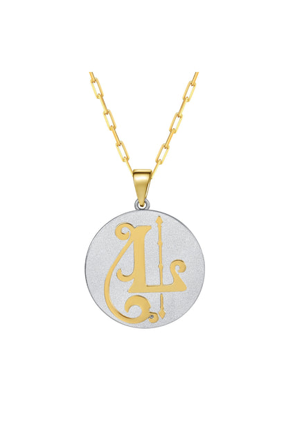 Fancy Initial Pendant Necklace by Saints & Saviors