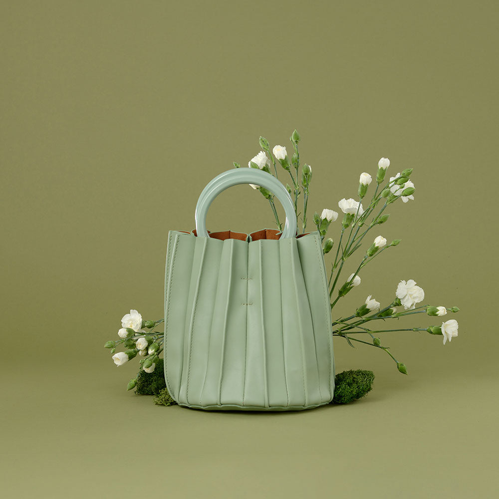 Lily Mint Recycled Vegan Top Handle Bag