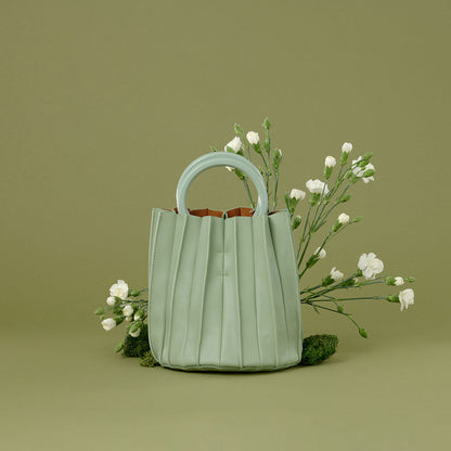 Lily Mint Recycled Vegan Top Handle Bag