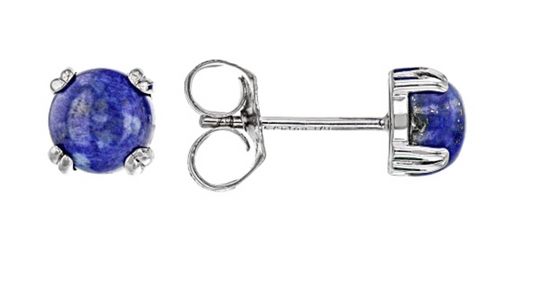 Lapis Stud Earrings
