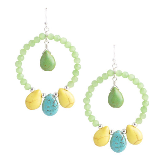 Lime Drop Earrings