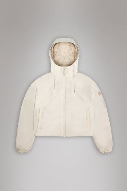 Rains Lohja Short Insulated Jacket in Dune