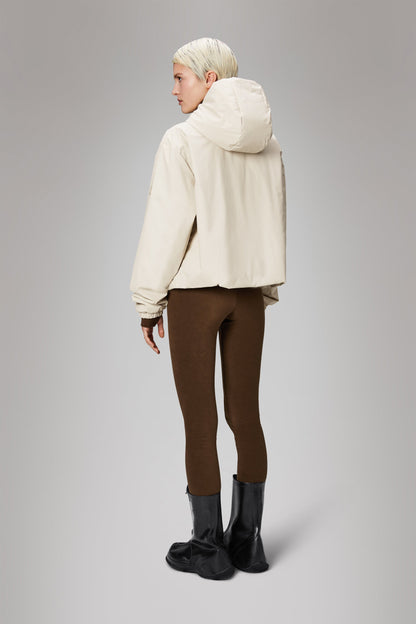Rains Lohja Short Insulated Jacket in Dune