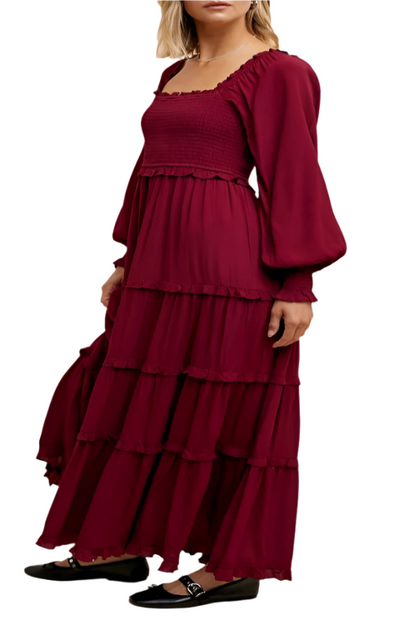 Merlot Peasant Maxi