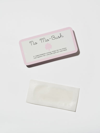 No Mo-Bush Bikini Wax Kit 16 Strips (2 Pack Bundle)