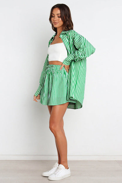 WOMEN FASHION 2PC SHIRT AND SHORT SET