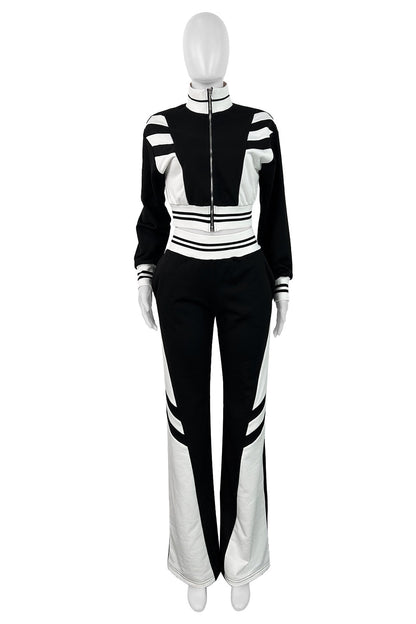 WOMEN FASHION CASUAL TWO PIECE PANT SET