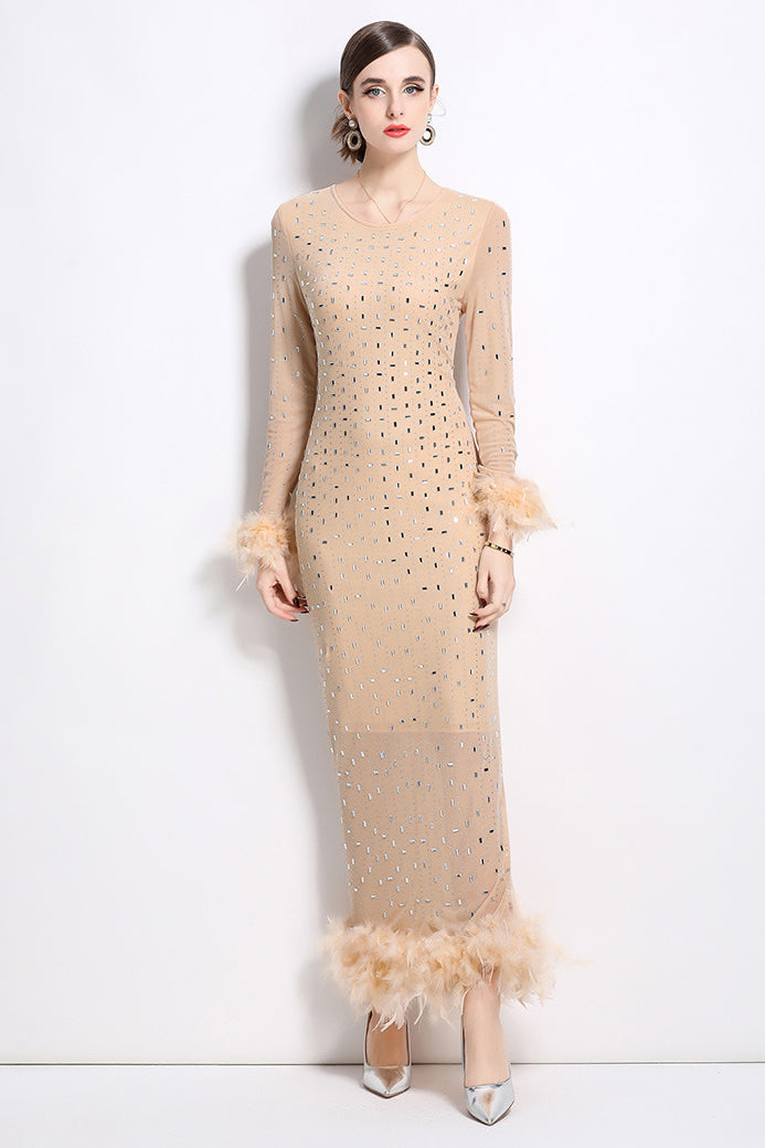 WOMEN FASHION MAXI PARTY DRESS