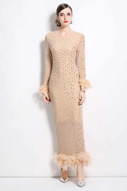 WOMEN FASHION MAXI PARTY DRESS