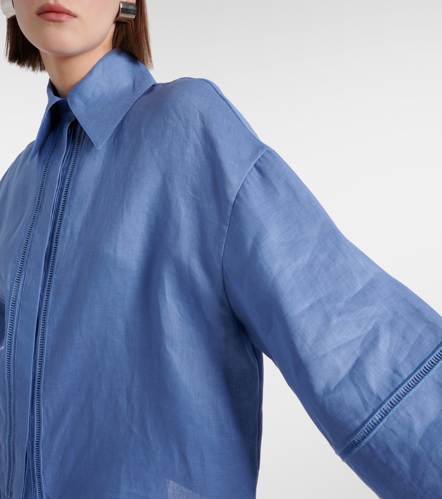 Max Mara Robinia Linen Canvas Shirt