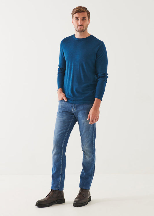 Patrick Assaraf Merino Krypton Crewneck Sweater