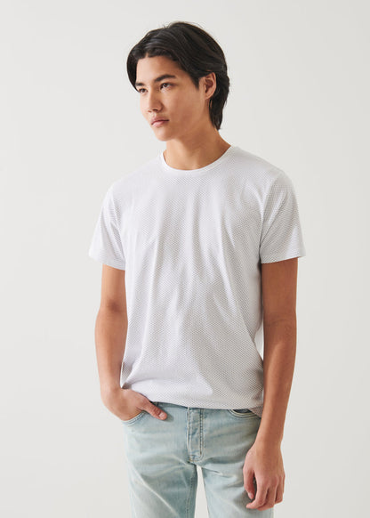 Patrick Assaraf Stretch Printed T-Shirt