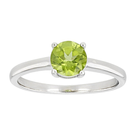 Peridot Solitaire Ring