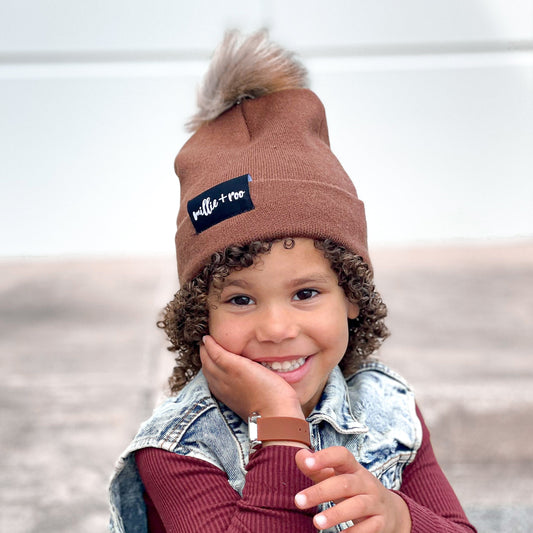 BAMBOO CUFF BEANIE- Sienna