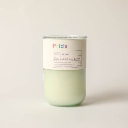 Pride, LGBTQ+ Rights / Woodsy Citrus Scent: Candles for Good