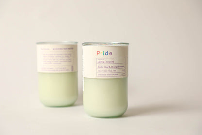 Pride, LGBTQ+ Rights / Woodsy Citrus Scent: Candles for Good