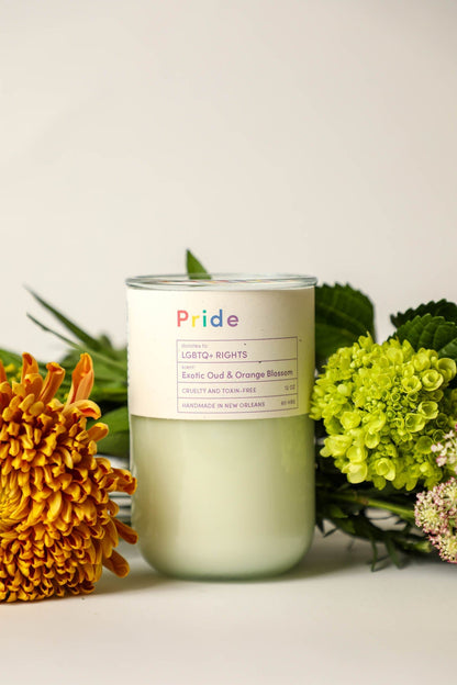 Pride, LGBTQ+ Rights / Woodsy Citrus Scent: Candles for Good