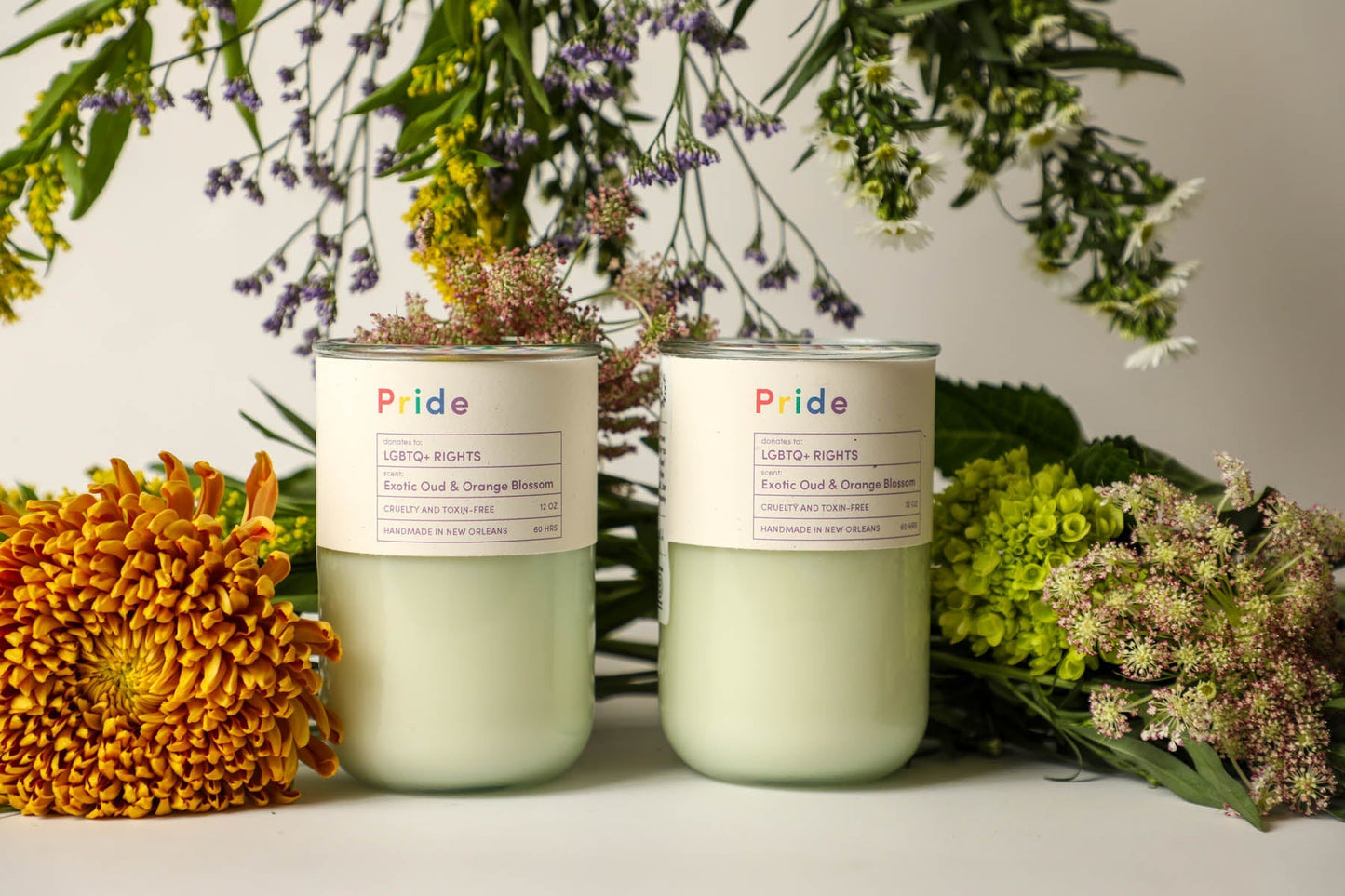 Pride, LGBTQ+ Rights / Woodsy Citrus Scent: Candles for Good