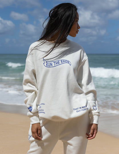 Run the Race Unisex Crewneck