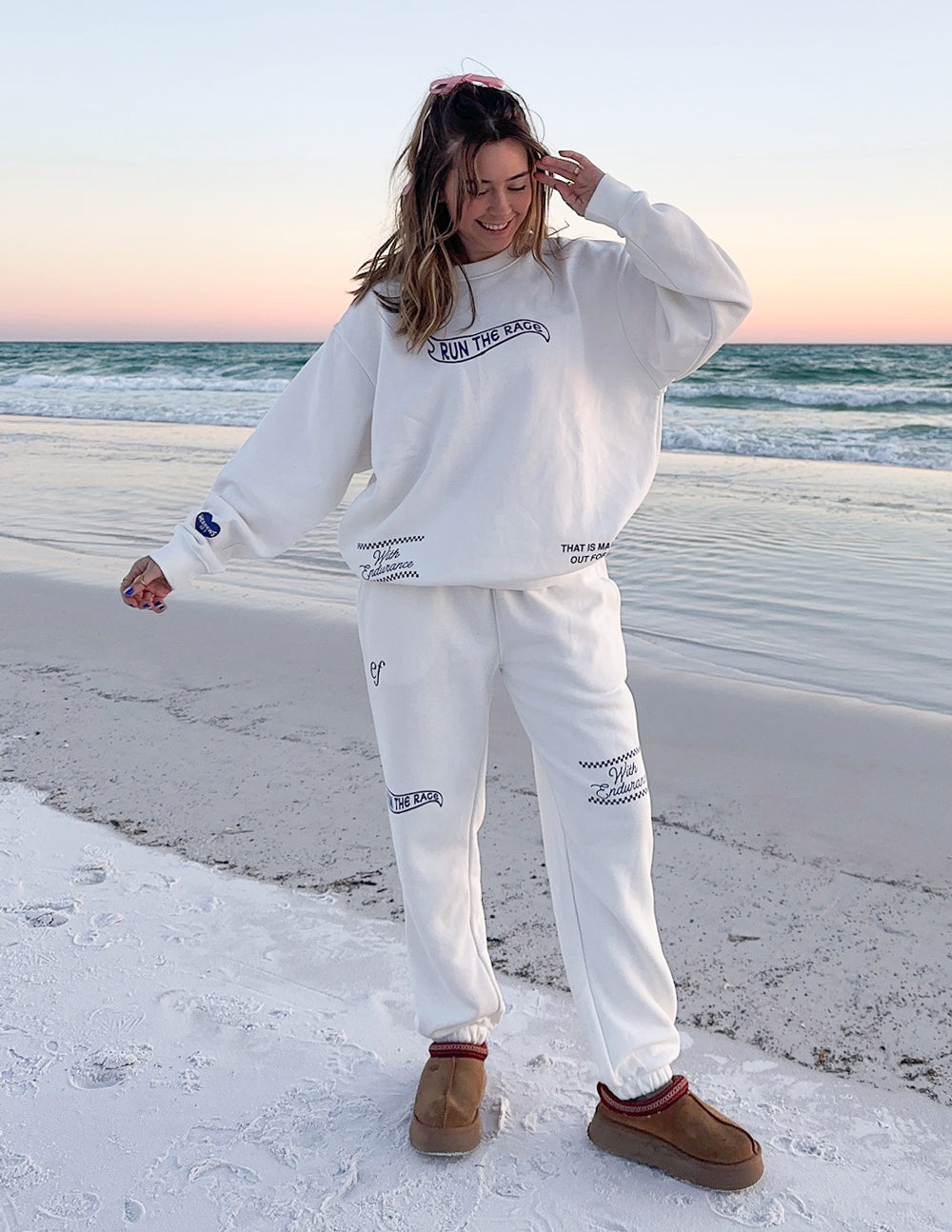 Run the Race Unisex Crewneck