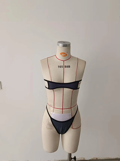 Kiny kay  String  Micro Thong two piece swimsuit