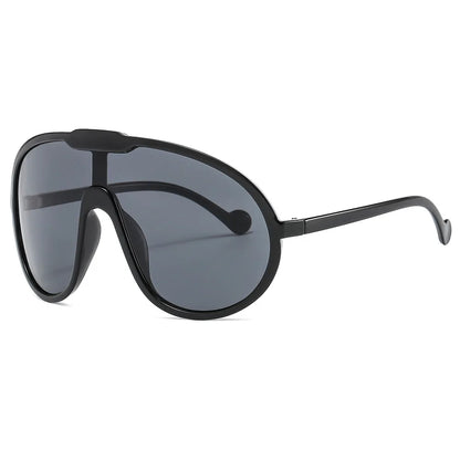 Vintage One Piece Champagne Sunglasses