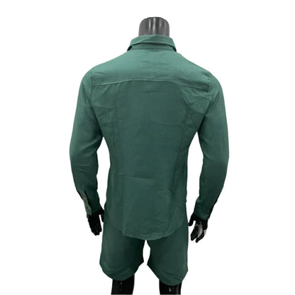 Men's Summer Comfy Cotton Linen Shorts set