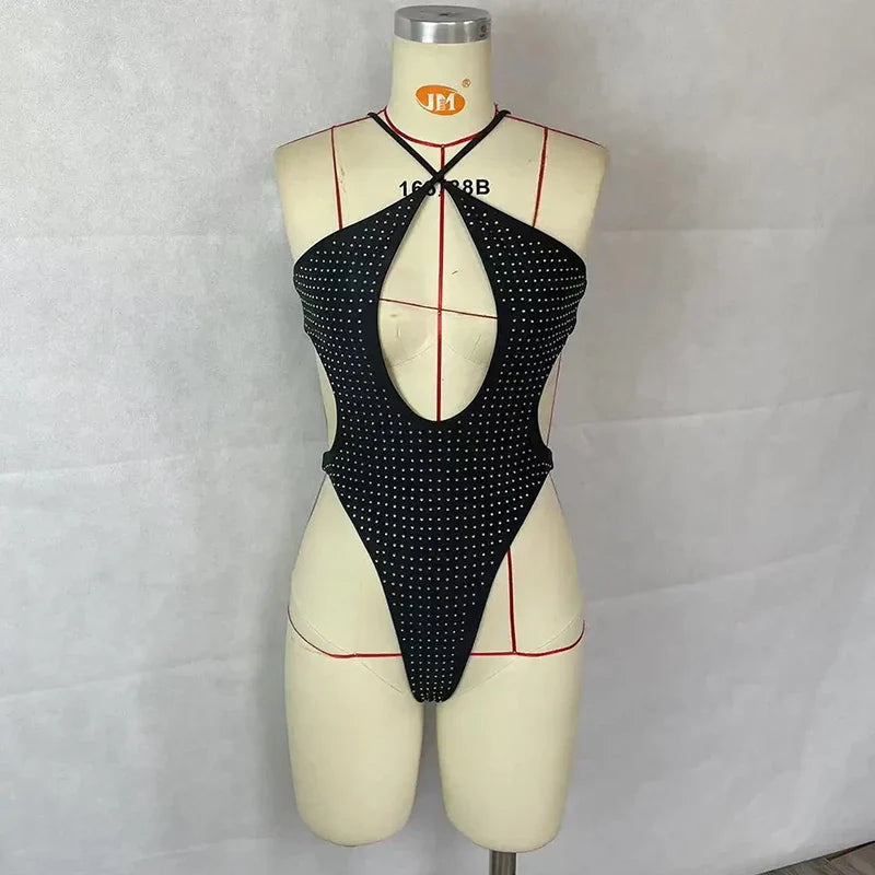 Diamond one piece swimsuit