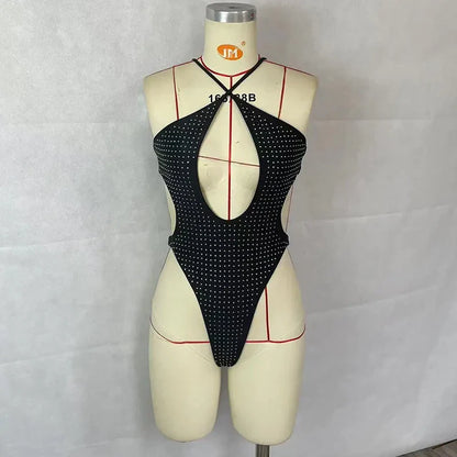 Diamond one piece swimsuit